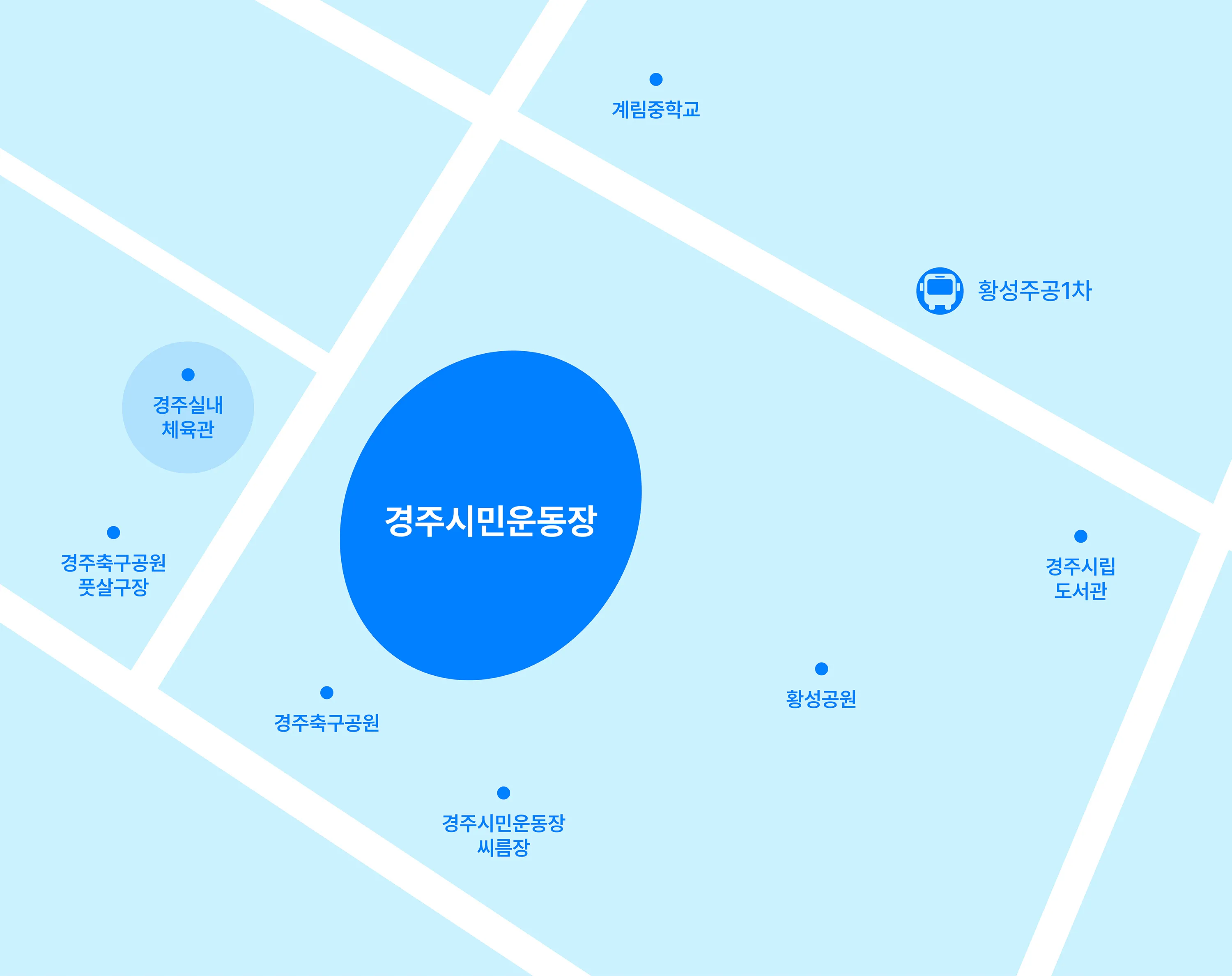 주차 및 교통 안내 약도